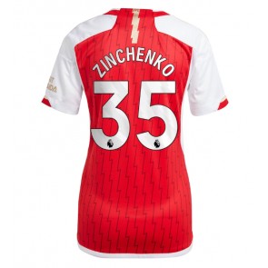 Arsenal Oleksandr Zinchenko #35 Hjemmebanetrøje Dame 2023-24 Kort ærmer